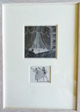 Grand Ballet & Dancers (2 prints in 1 frame, both Unsigned)